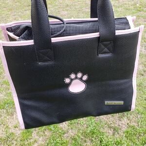 Secret Treasures  Small Pet carrier Pink & Black